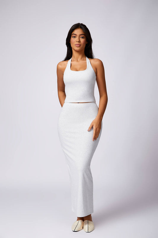 White Kaur Skirt Set