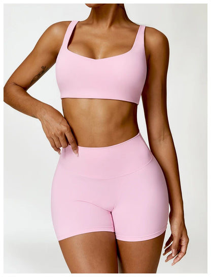 Pink Soft Sculpt Halter Bra