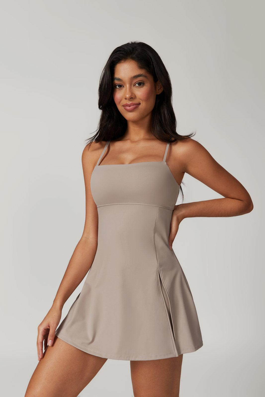 Essie Cream Skort Mini Dress