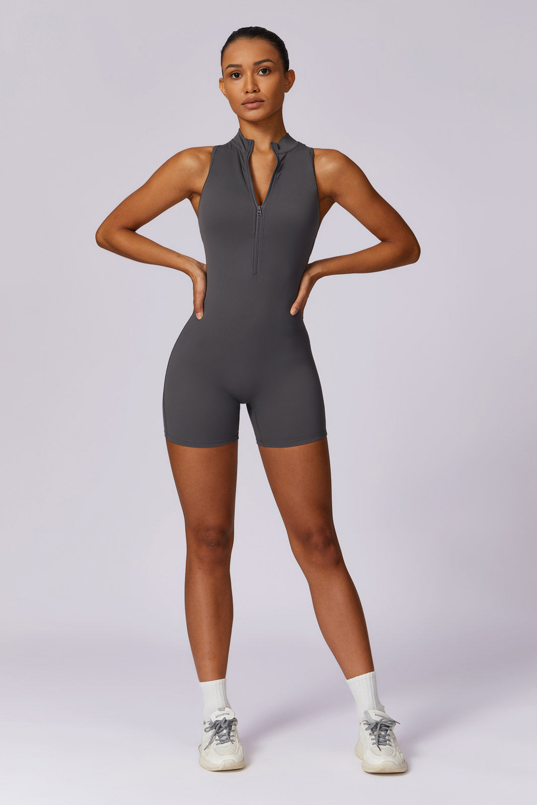 Noelle Brown Romper