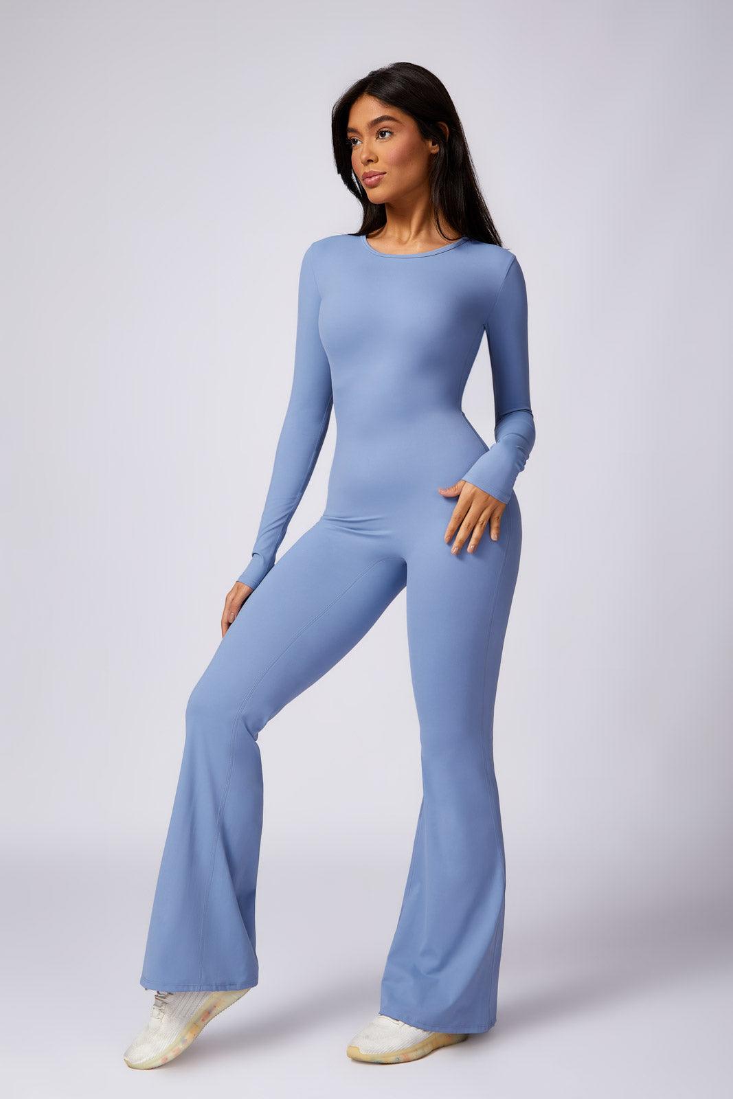 Karter Flared Blue Jumpsuit