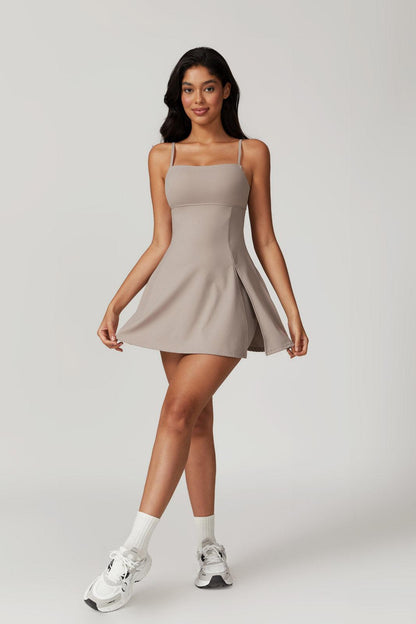 Essie Cream Skort Mini Dress