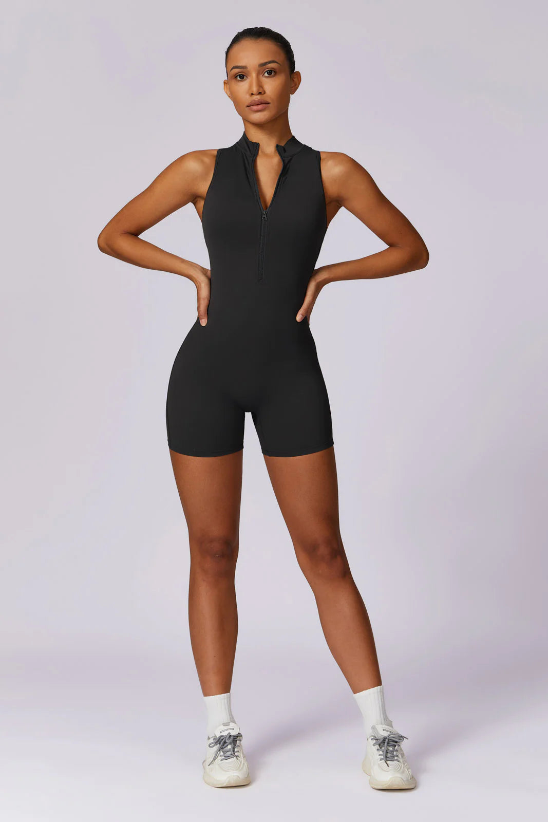 Noelle Black Romper