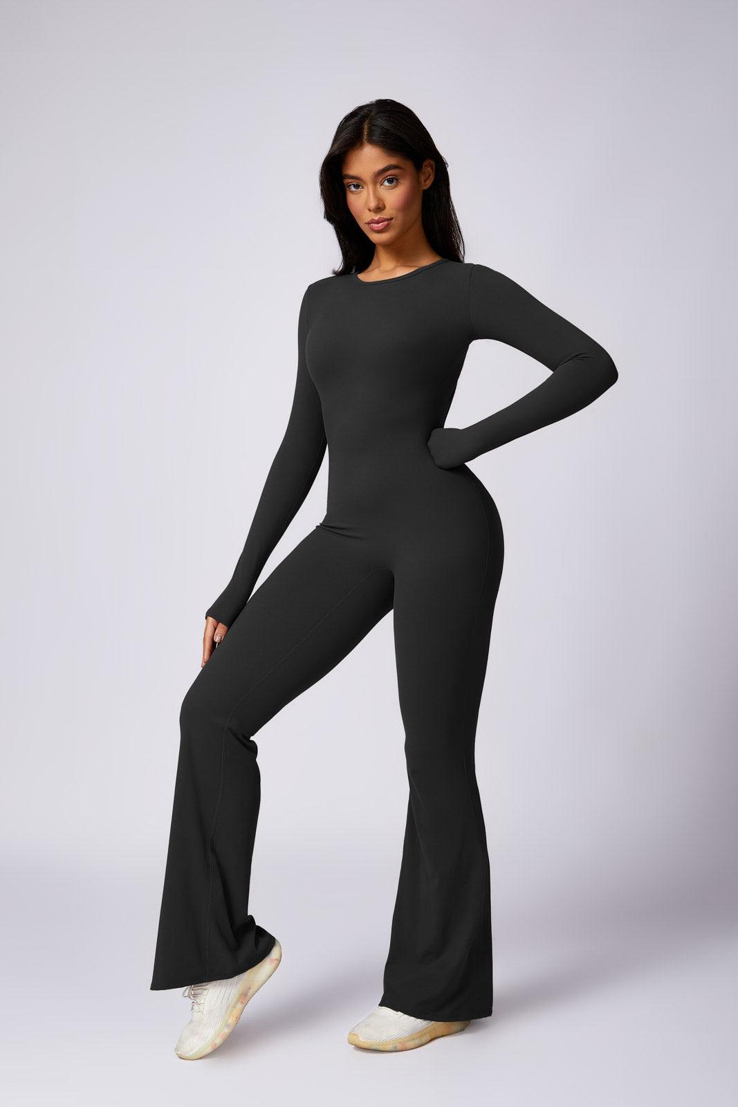 Karter Flared Black Jumpsuit