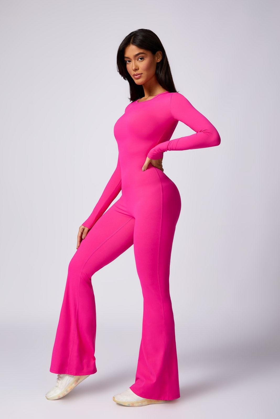 Karter Flared Pink Jumpsuit