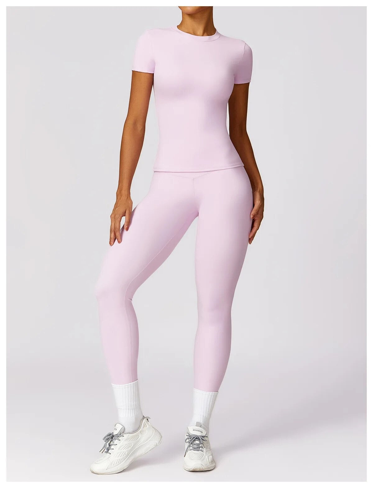 Naime Pink Shortsleeve Set