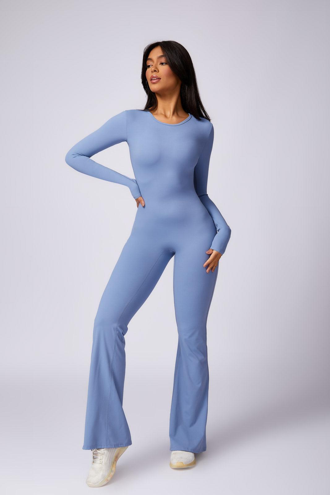 Karter Flared Blue Jumpsuit