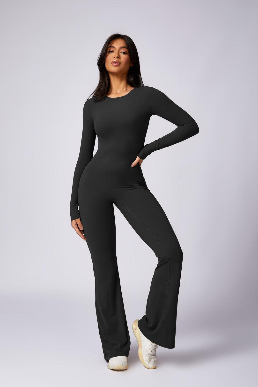 Karter Flared Black Jumpsuit