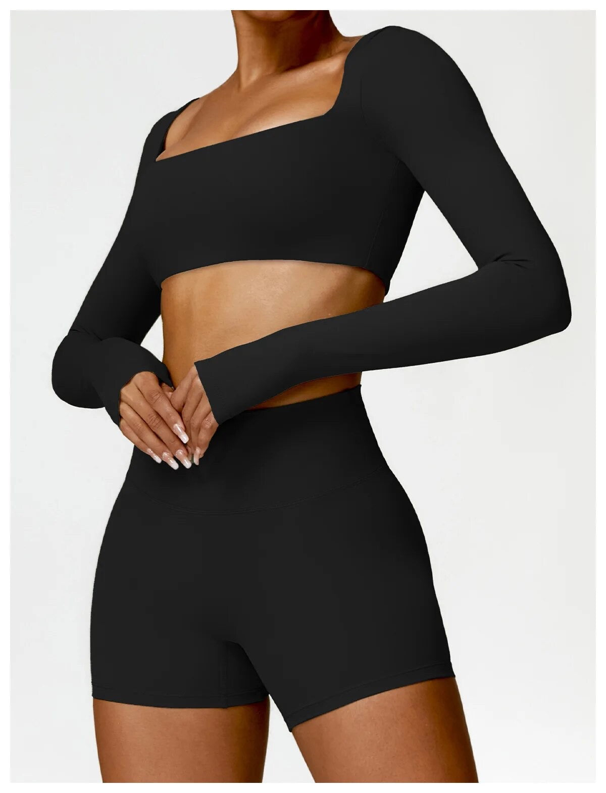 Onyx Soft Sculpt Long Sleeve Set