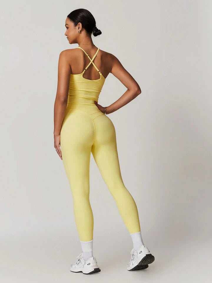 Yellow Butter Legging Set