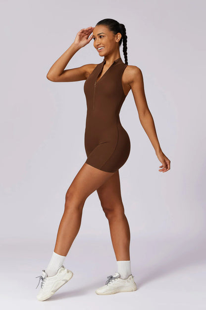 Noelle Nude Romper