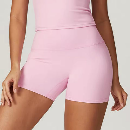 Active Wear Sinai Pink Top + Short Set